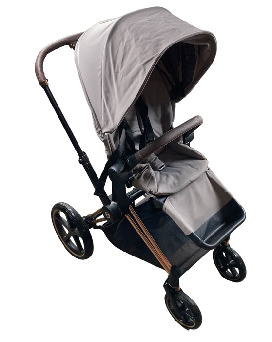 used Cybex PRIAM Stroller, Rosegold, Manhattan Grey, 2019