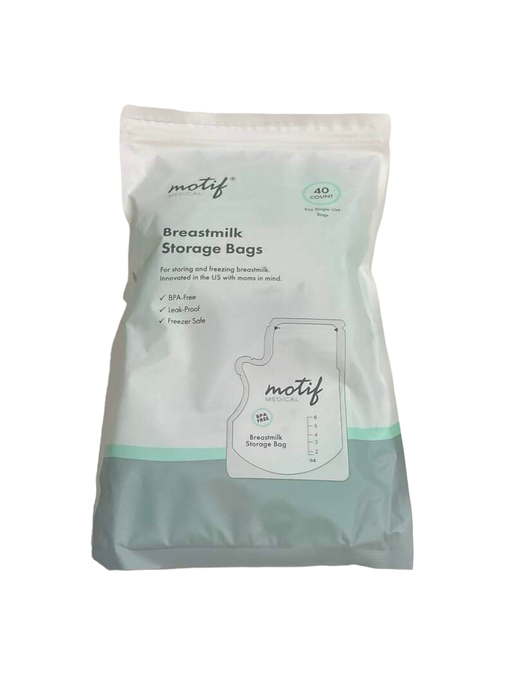 used Motif Medical Breast Milk Storage Bags