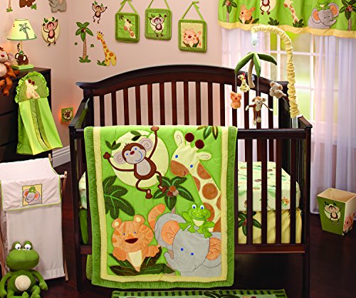 Nojo Jungle Babies Crib Set