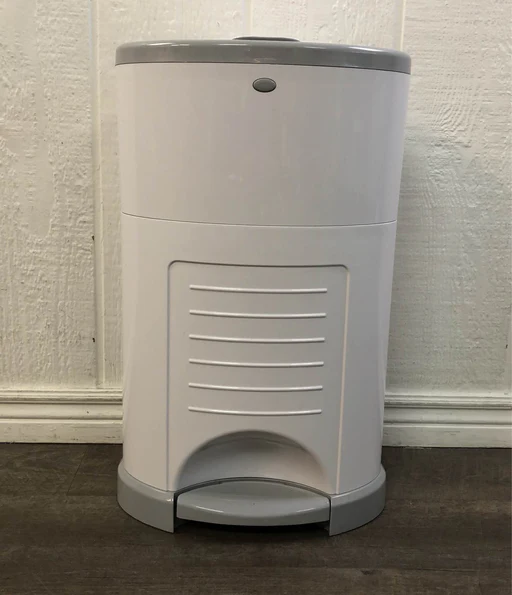 secondhand Diaper Dekor Classic Diaper Pail, White