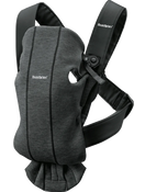 used BabyBjorn Baby Carrier Mini, Charcoal Gray 3D Jersey