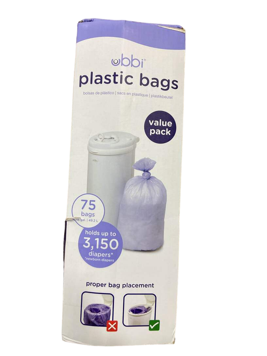 used Ubbi Plastic Diaper Pail Bags