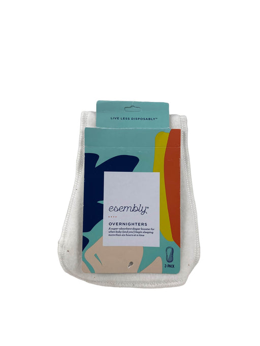 used Esembly Overnighter Reusable Ultra Absorbent Diaper Inserts, 2 Pack