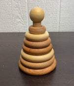 used Wooden Story Stacking Rings Toy