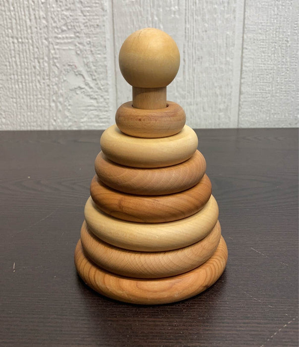 used Wooden Story Stacking Rings Toy