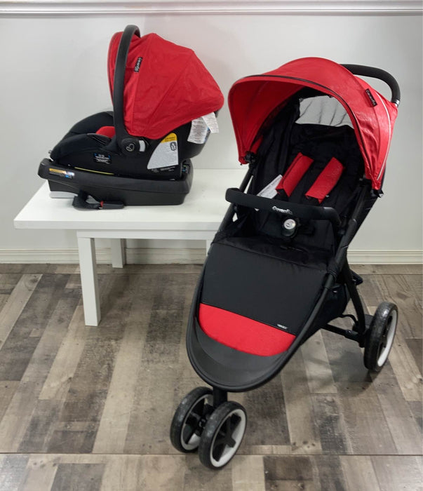 used Evenflo GOLD SensorSafe Verge3 Smart Travel System with SecureMax Smart Infant Car Seat