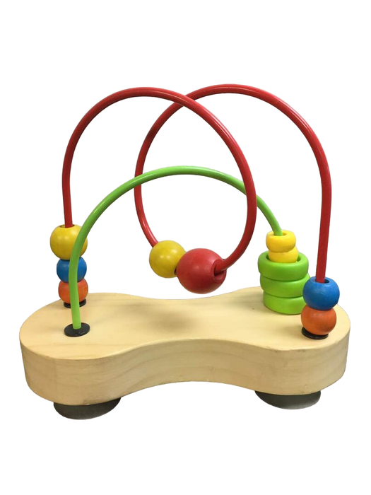 used Hape Double Bubble Wooden Bead Maze