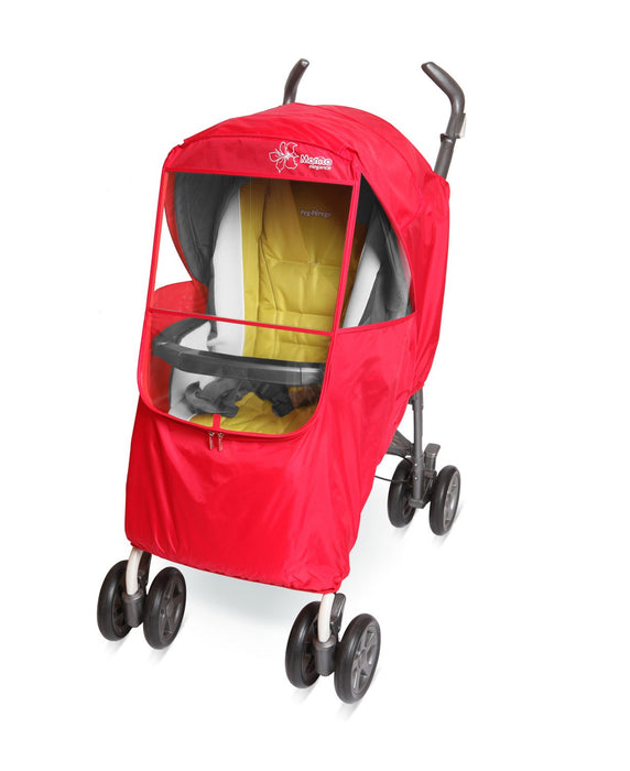 Manito Elegance Plus Stroller Weather Shield Rain Cover, Red