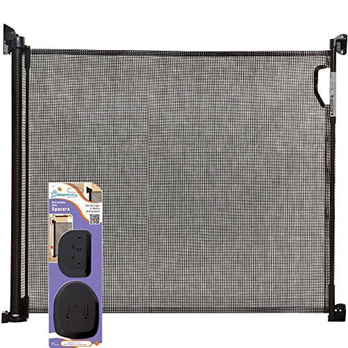 used Dreambaby Retractable Gate, Grey Mesh