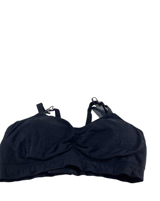 used Kindred Bravely Sublime Hands-Free Pumping & Nursing Bra, Black, Busty, Large