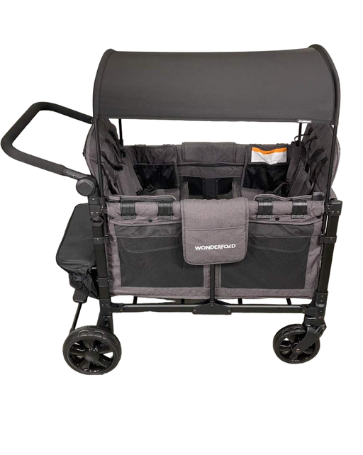 secondhand Wonderfold W4 Elite Stroller Wagon, 2023, Charcoal Gray