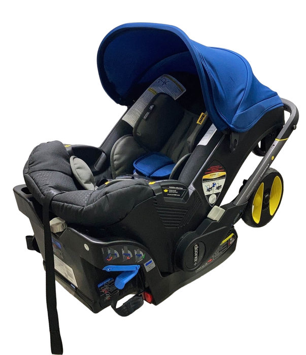 used Doona Infant Car Seat & Stroller Combo, 2022, Royal Blue