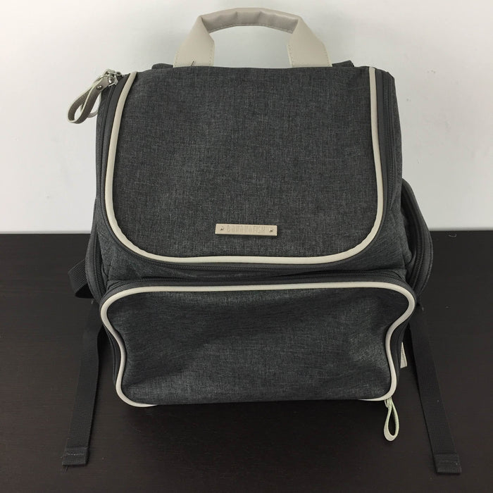 used Bananafish Breast Pump Backpack, Heather gray