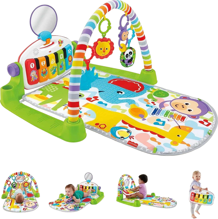 Fisher Price Kick & Play Piano Gym, Green