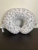 used Boppy Nursing Pillow, Grey Taupe Leaves