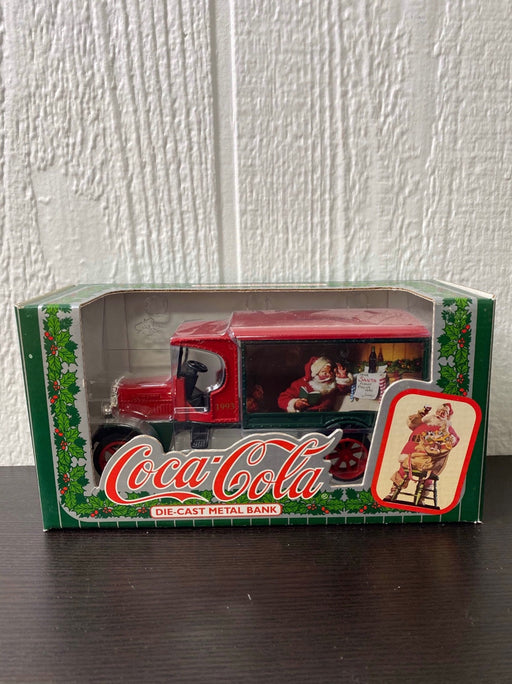 used Coca-Cola Die Cast Metal Bank