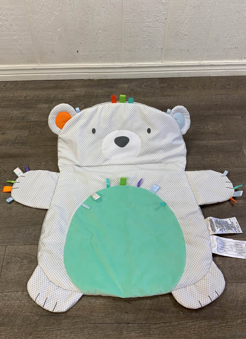 used Bright Starts Tummy Time Prop & Play Mat, Polar Bear