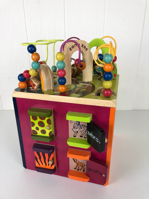 secondhand B. Toys Zany Zoo Wooden Activity Cube