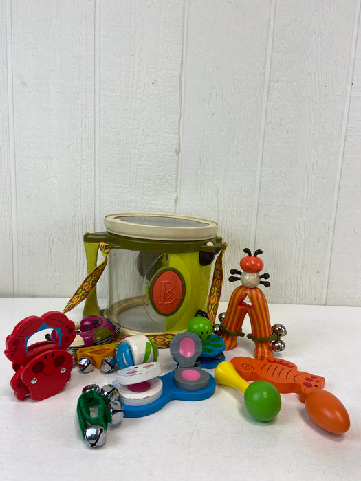 secondhand B. Toys Bee Bop Band Play & Learn Drum and Instruments