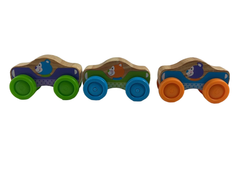 used Melissa & Doug First Play Wooden Animal Stacking Cars