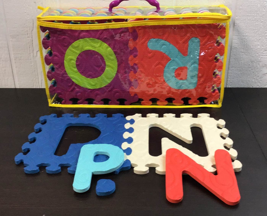 used B. toys Alphabet Foam Tiles