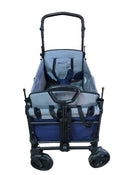 used Wonderfold X2 Push + Pull Double Stroller Wagon, Navy, 2019