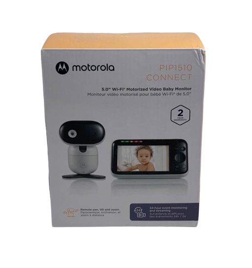 used Motorola PIP 1510 Connect 5" 1080p Remote Pan/Tilt Video Baby Monitor