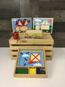 used BUNDLE Melissa & Doug Wooden Puzzles