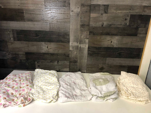 used BUNDLE Fitted Crib Sheets