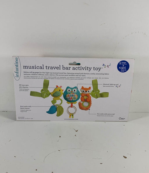 secondhand Infantino Go gaga! Musical Travel Bar Activity Toy