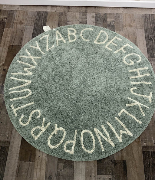 secondhand Lorena Canals Round ABC Washable Rug 5'