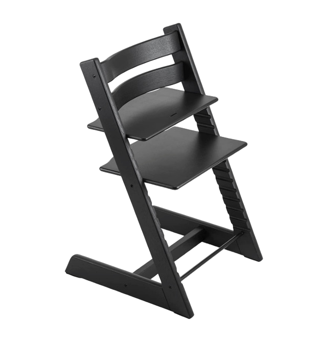 Stokke Tripp Trapp Chair, Oak Black