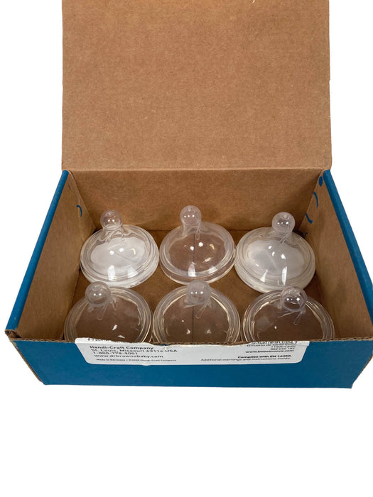 secondhand Dr. Brown's Natural Flow Baby Bottle Nipples 6 Pack