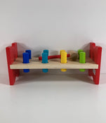 secondhand B. toys Wooden Shape Sorter Hammering Bench