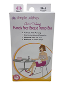 used Simple Wishes Hands Free Pumping Bra, XS-L, Black