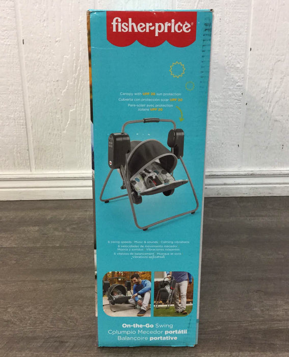 secondhand Fisher Price On The Go Swing