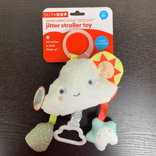 used Skip Hop Silver Lining Cloud Jitter Stroller Toy