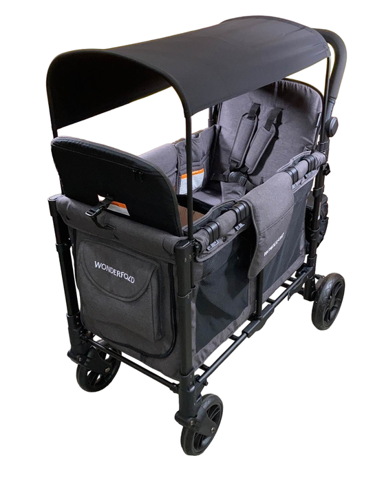 used Wonderfold W2 Elite Multifunctional Stroller Wagon, 2023, Charcoal Grey