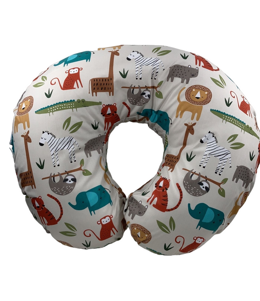 used Boppy Nursing Pillow, Neutral Jungle