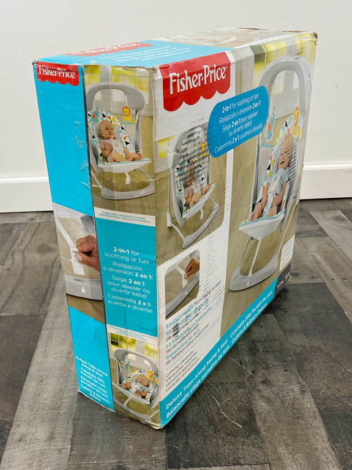 secondhand Fisher Price Deluxe Take-Along Swing & Seat