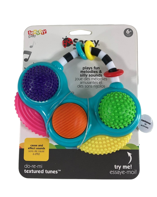 used Sassy Do-Re-Mi Textured Tunes Sensory Toy