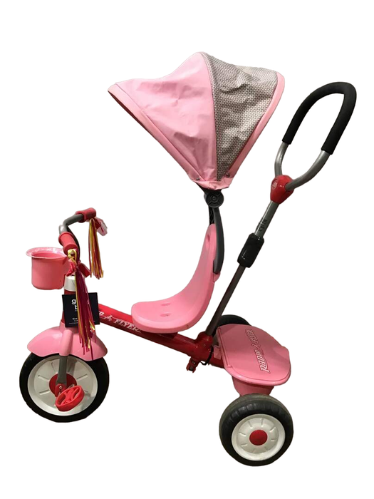 secondhand Radio Flyer 4-in-1 Stroll 'n Trike, Pink