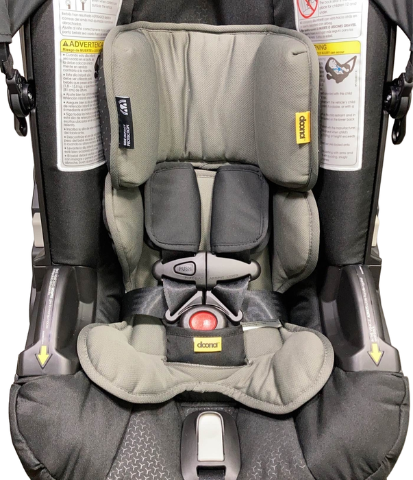 Doona Infant Car Seat & Stroller Combo, 2022, Nitro Black