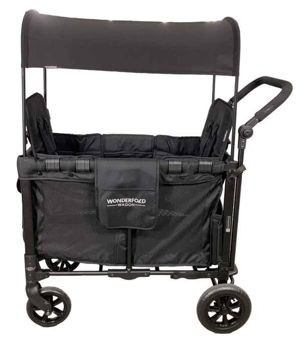 Wonderfold W2 Original Multifunctional Double Stroller Wagon, 2022, Black