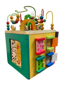 used Battat Wooden Activity Cube