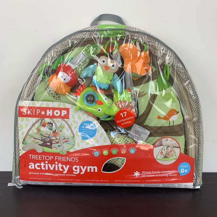 used Skip Hop Activity Gym/ Playmat, Treetop Friends