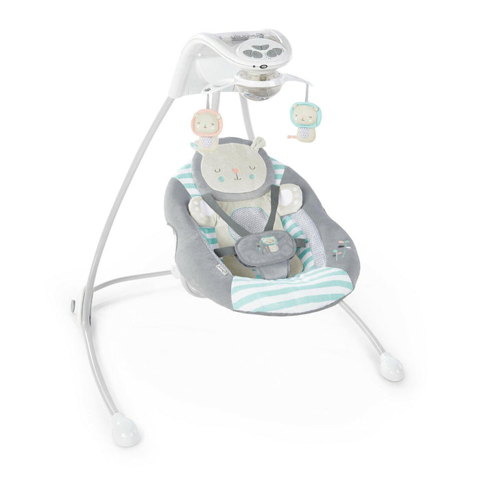 used Ingenuity InLighten Cradling Swing, Landry Lion