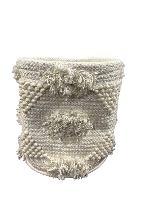 secondhand Crate & Kids Dottie Woven Macrame Kids Small Storage Bin, Natural