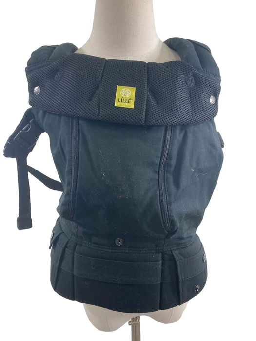 used Lillebaby Serenity All Seasons Multi-Position Baby Carrier, Black - OOB REQ 11/29