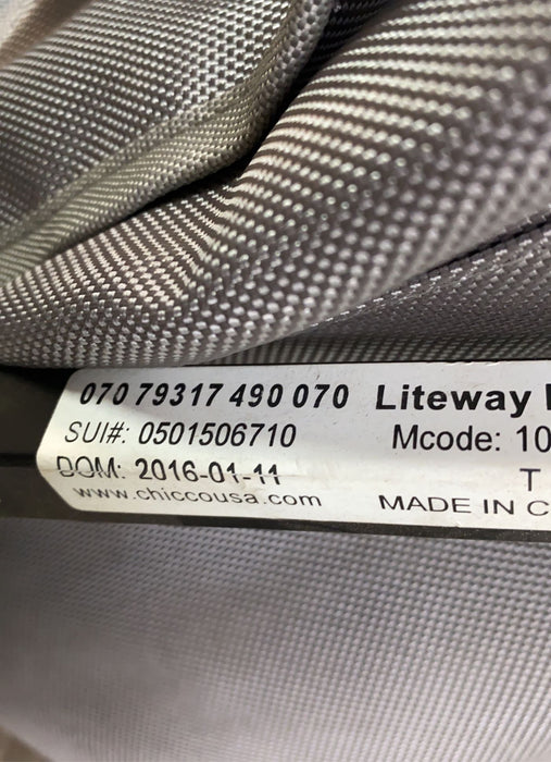 Chicco Liteway Stroller, Moon Grey, 2016